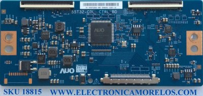 T-CON / VIZIO 55.55T32.C38 / 55T32-C0L CTRL BD / 5555T32C38 / MODELOS M55-F0 / M55-F0 LAUAWZKU